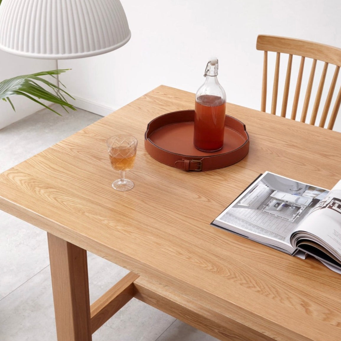 Moorre Dining Table Natural Solid Oak 160CM