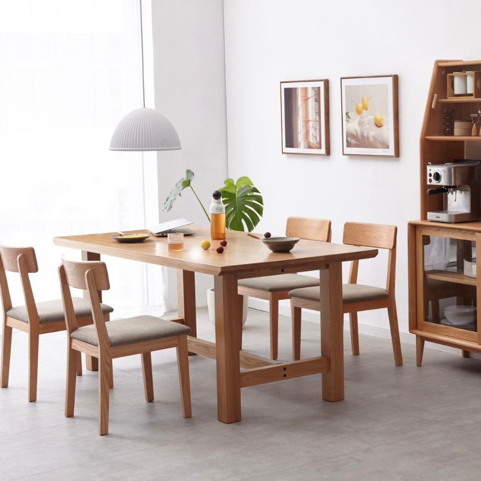 Moorre Dining Table Natural Solid Oak 160CM