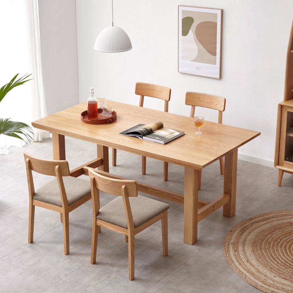 Moorre Dining Table Natural Solid Oak 160CM