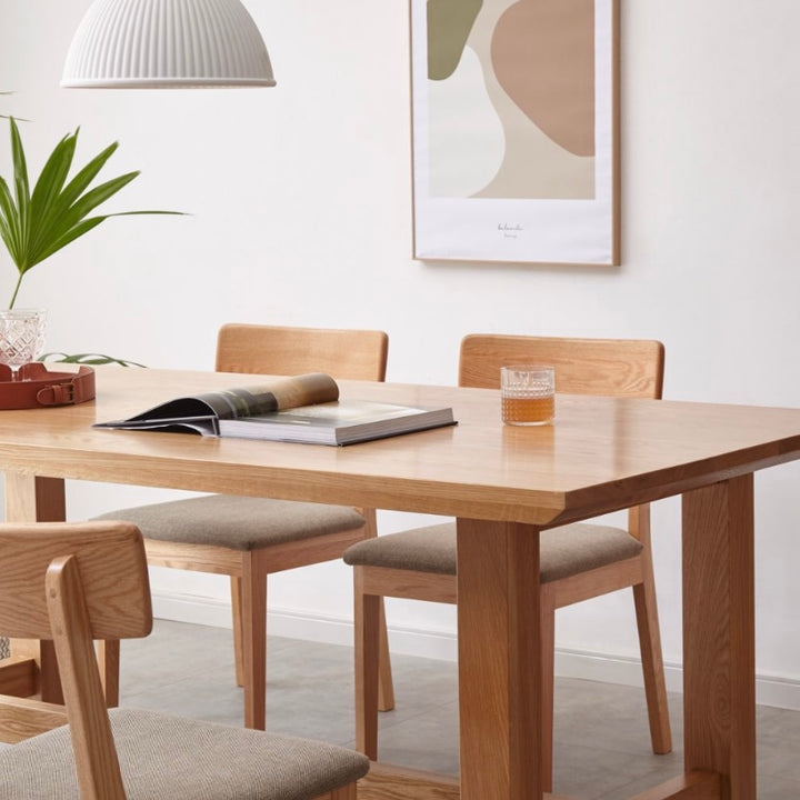 Moorre Dining Table Natural Solid Oak 160CM