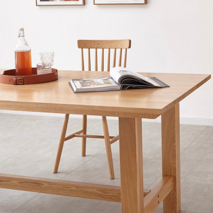 Moorre Dining Table Natural Solid Oak 160CM