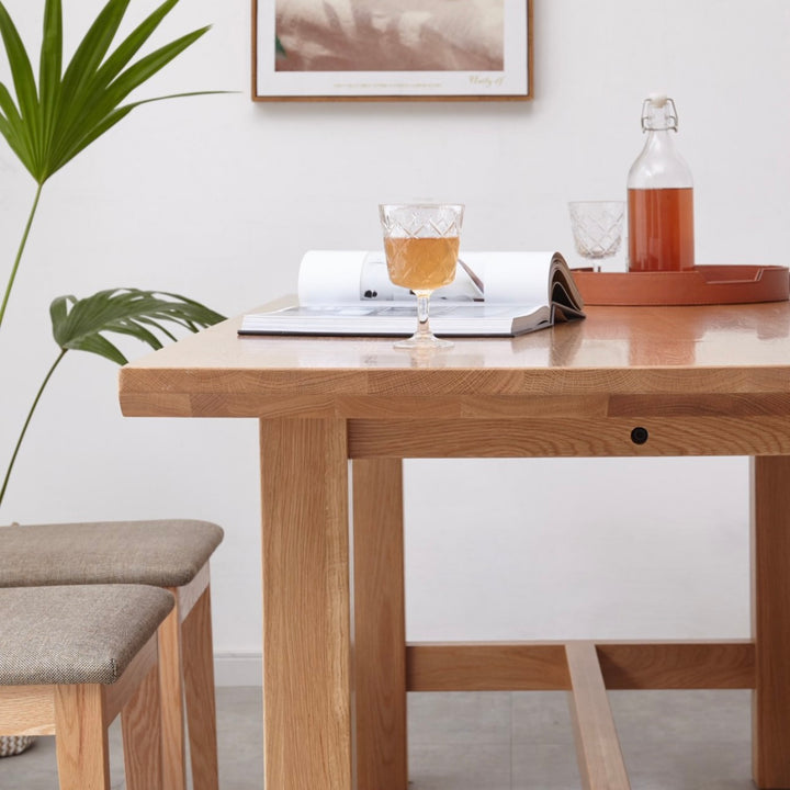 Moorre Dining Table Natural Solid Oak 160CM