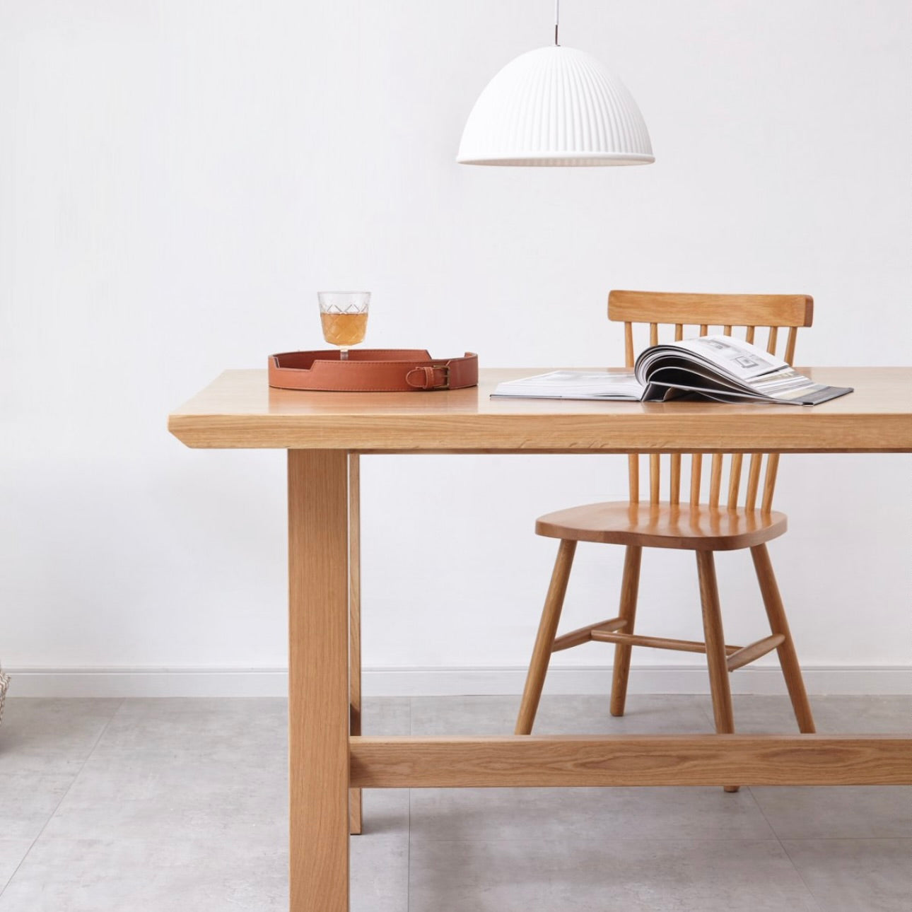 Moorre Dining Table Natural Solid Oak 160CM