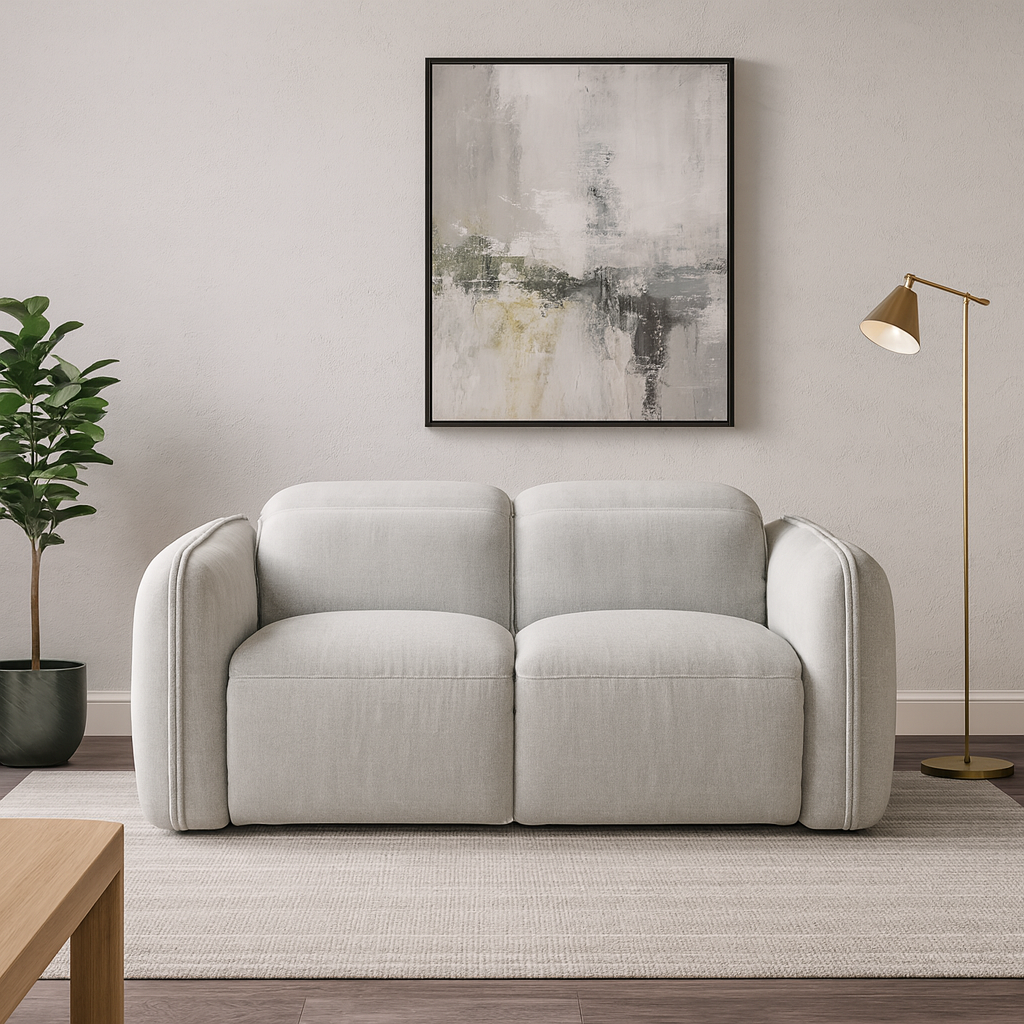 Neva Fabric 2 Seater Dual-Motor Recliners