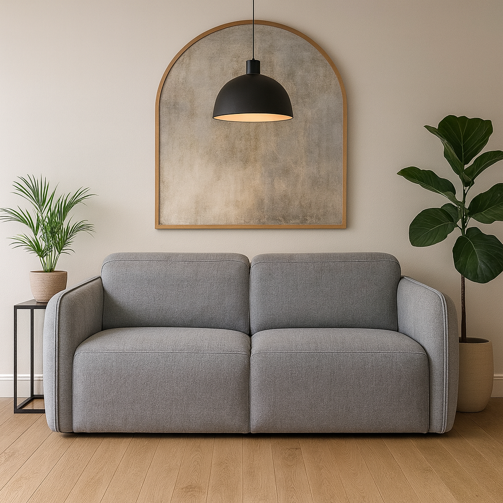 Neva Fabric Electric 3 Seater Sofa