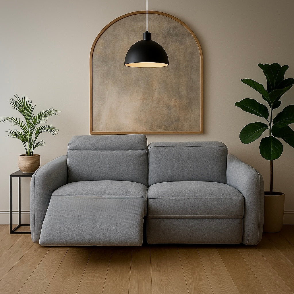 Neva Fabric Electric 3 Seater Sofa