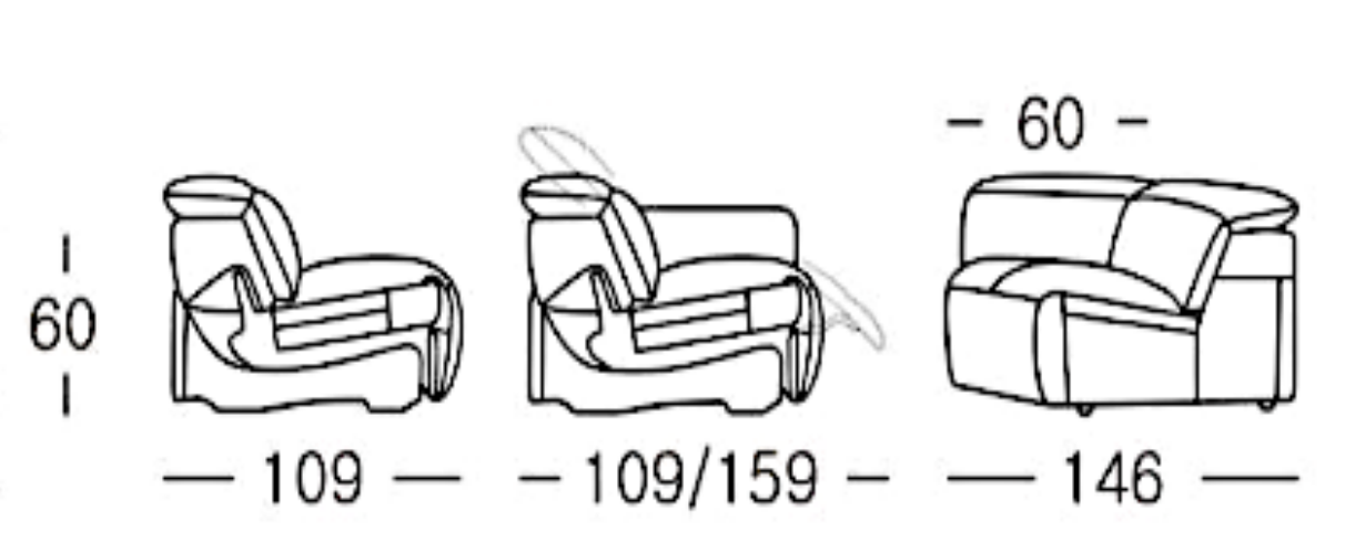 Norris Fabric Electric Sofa