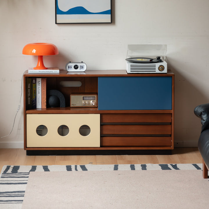 Rix TV Stand Yellow Poplar 130cm