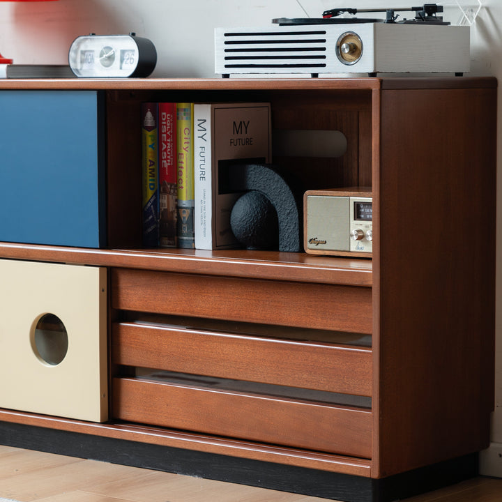 Rix TV Stand Yellow Poplar 130cm