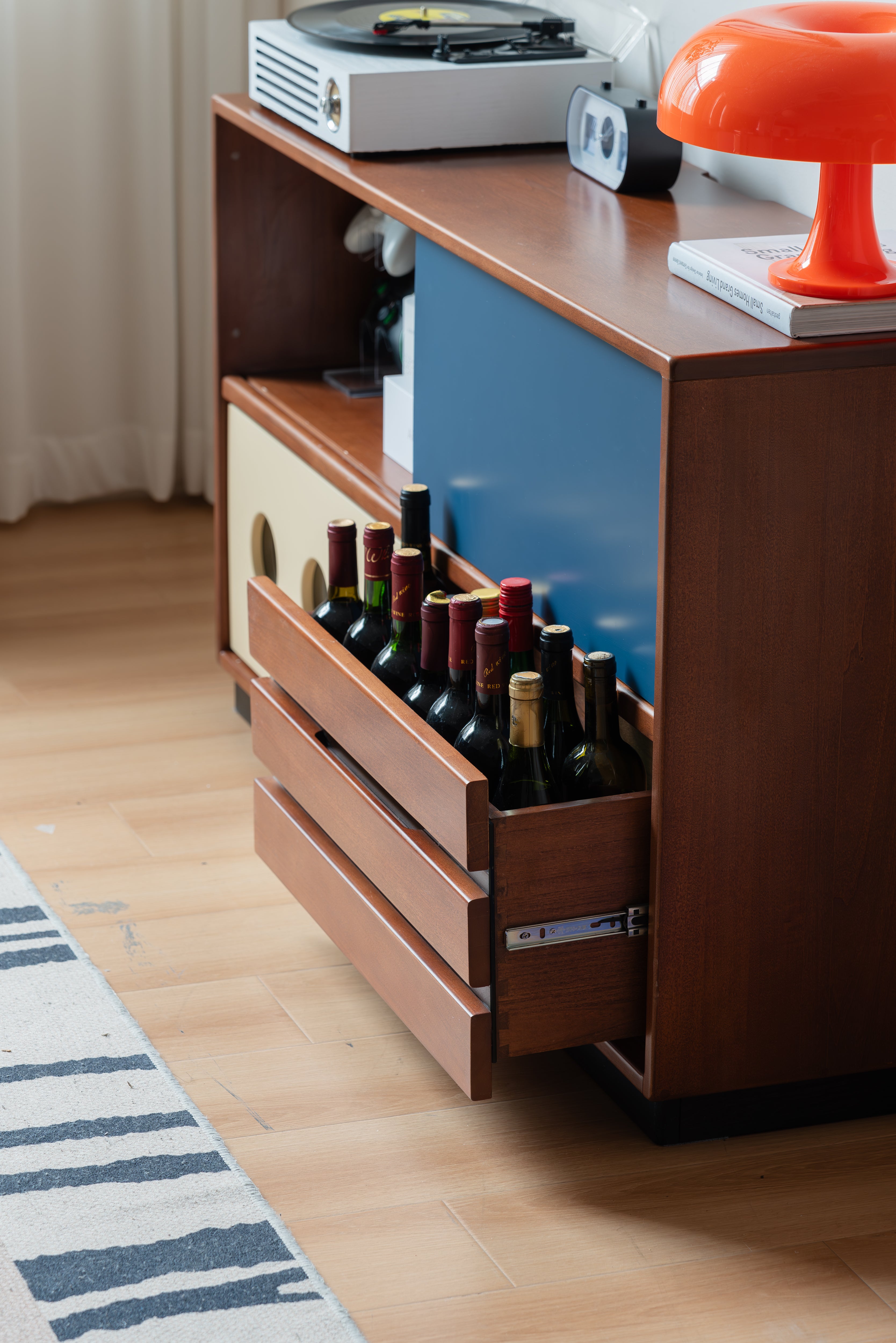 Rix TV Stand Yellow Poplar 130cm