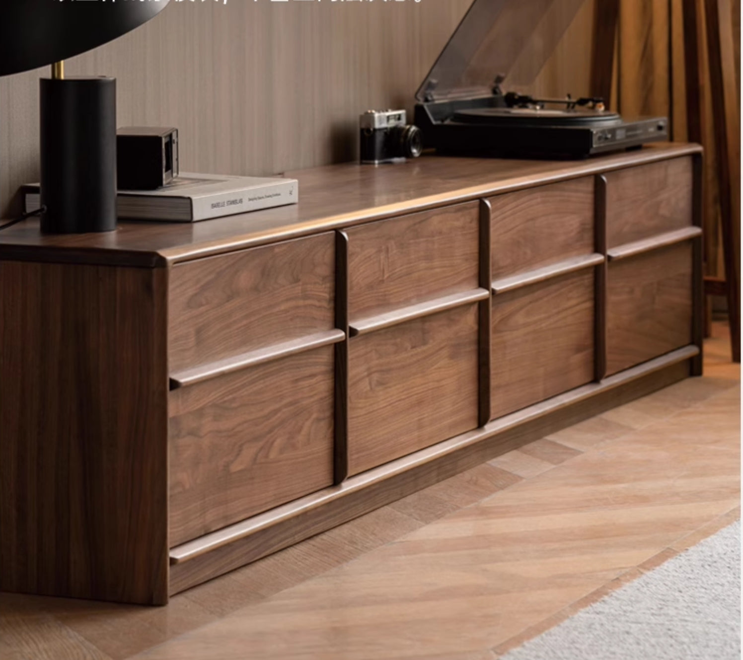 Ruby TV Stand Natural Solid Oak 220cm 