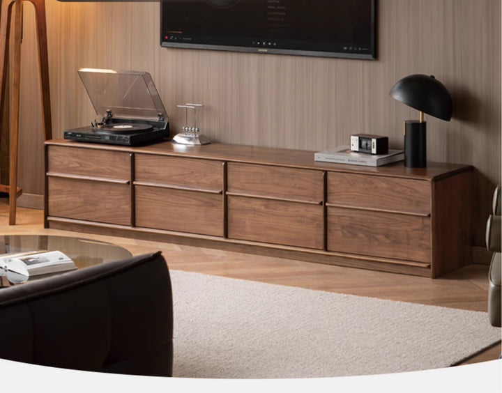 Ruby TV Stand Natural Solid Oak 220cm 