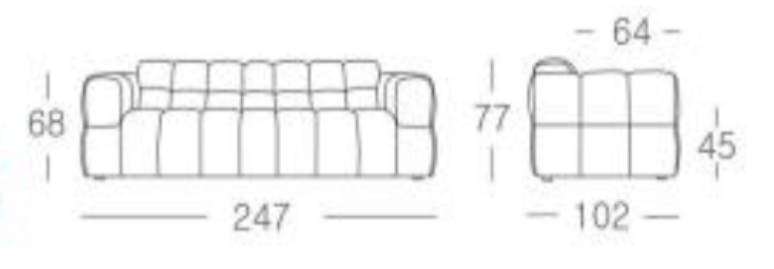 Skylar 3.5 Seater Sofa