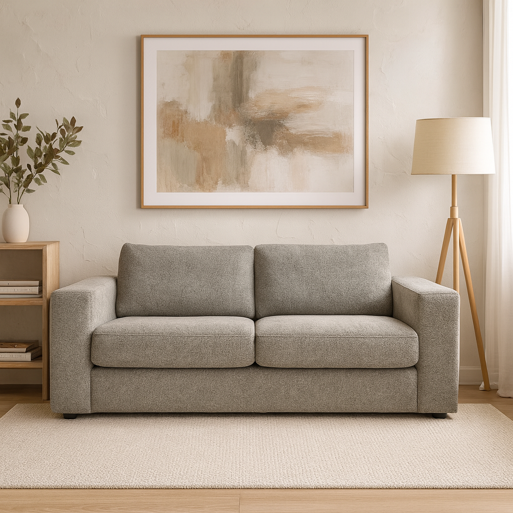 Wilmette 3 Seater Sofa Bed-Enjoy Grey