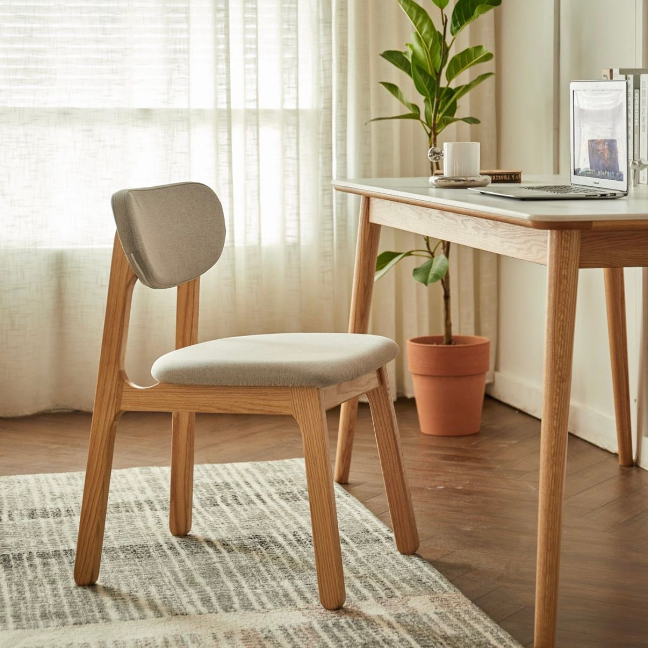 Deeann Chair Natural Solid Oak