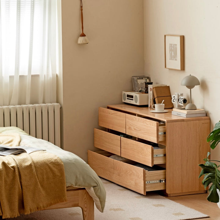 Yoyu Dressing Table Natural Solid Oak