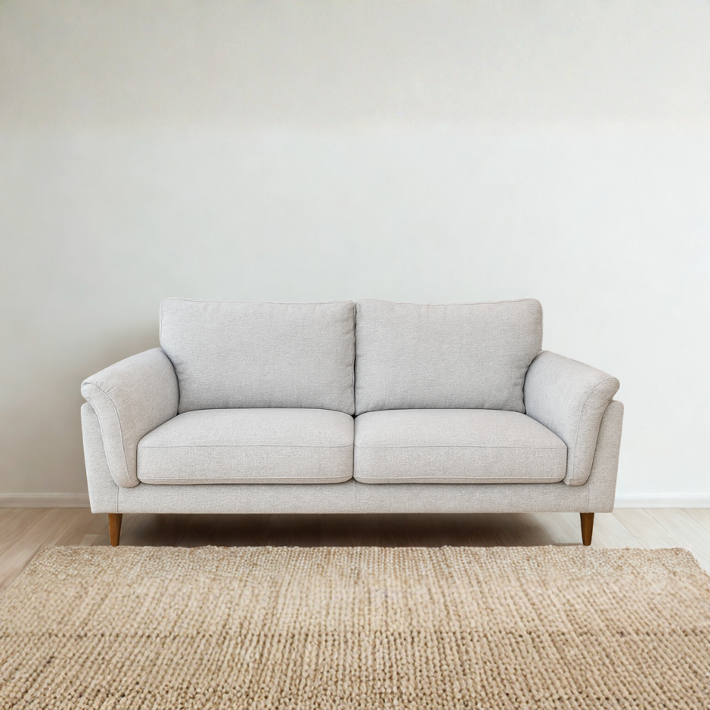 Ziki 2 Seater Sofa - Silver Grey