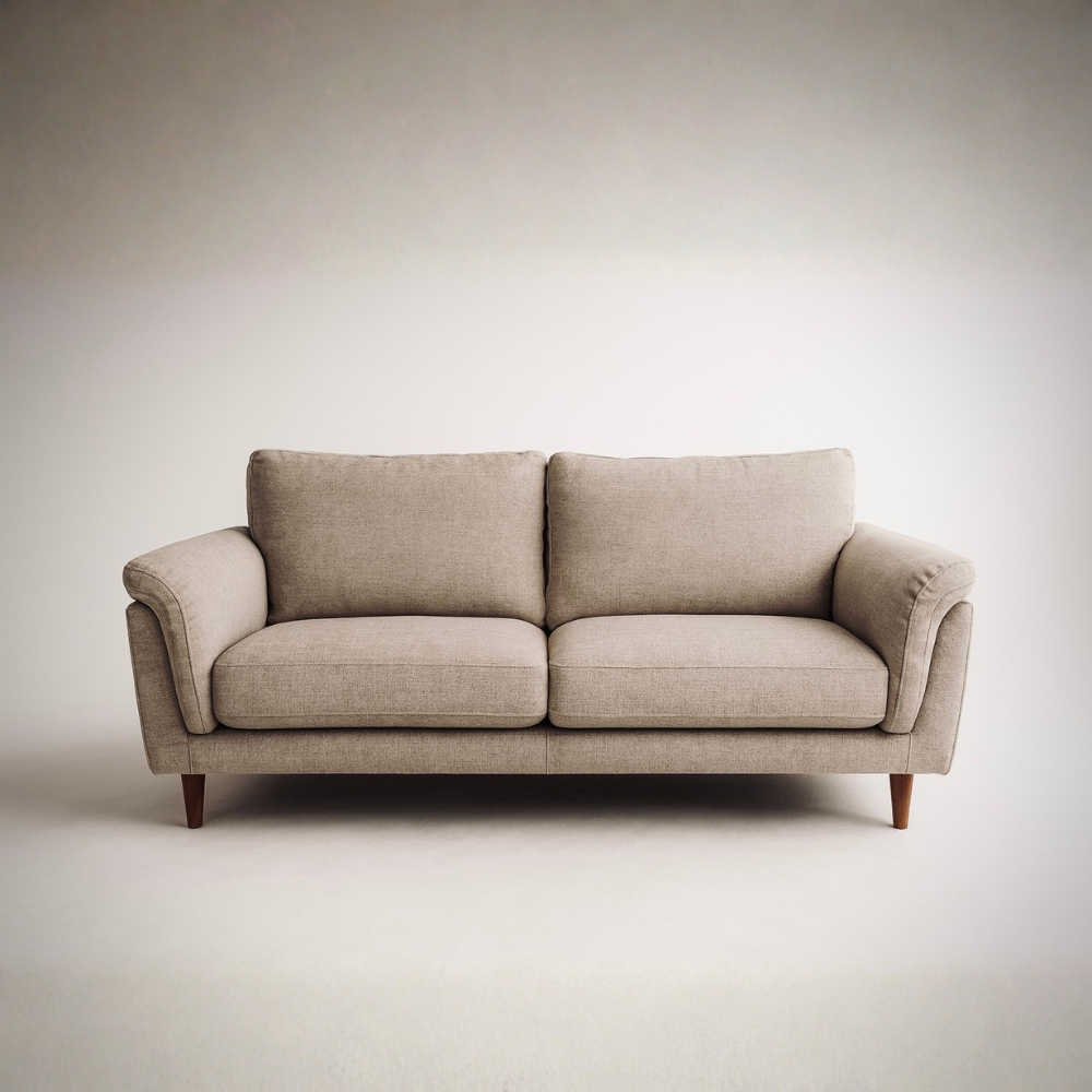 Ziki 3 Seater Sofa -Natural