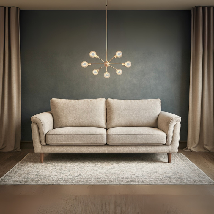 Ziki 3 Seater Sofa -Natural