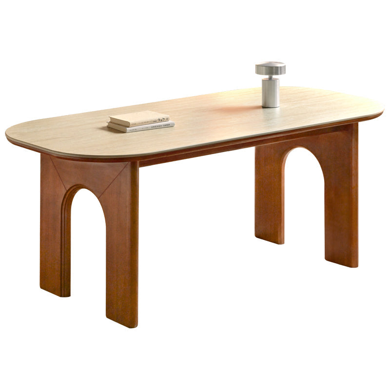 lona Dining Table 180cm Solid Timber with Travertine ceramic